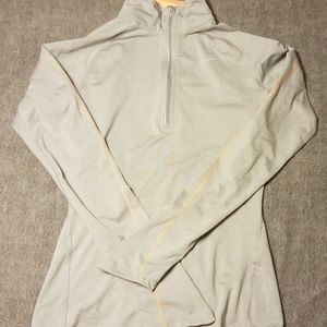 Gray Nike Dri-Fit Long Sleeve Workout Shirt